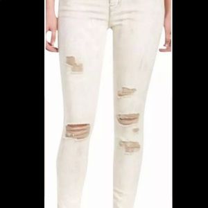 Current Elliott”The Stiletto"Distressed Skinny